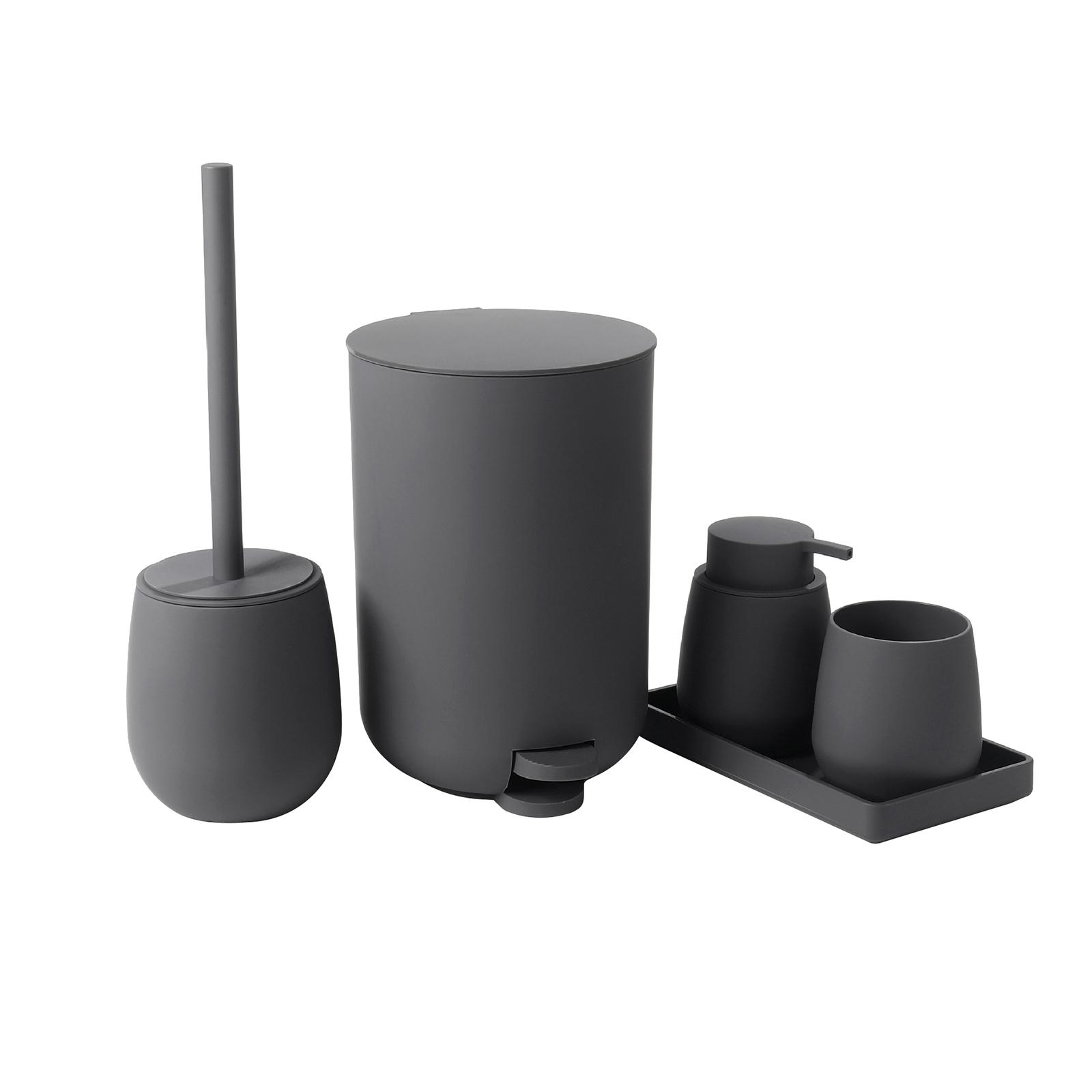 バスルームアクセサリーセット5点、トイレブラシ、歯ブラシカッ - Zara Home Bathroom Set のレビューと価格