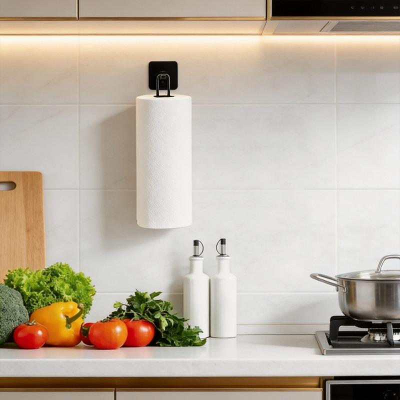 高級壁掛けトイレットペーパーホルダー 防水・滑り止めティッシ - Home Bathroom Paper Towel Holder のレビューと価格