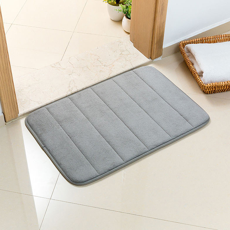 バスルーム用の厚い滑り止めマット,吸水性が高く,柔らかいラグ - Jet Home Bathroom Mats のレビューと価格