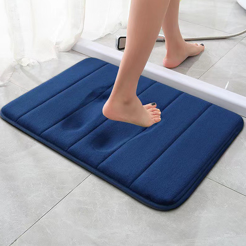バスルーム用の厚い滑り止めマット,吸水性が高く,柔らかいラグ - Jet Home Bathroom Mats のレビューと価格
