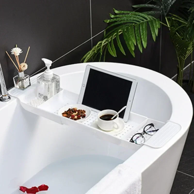 浴室用ポータブルツール バスタブシェルフ 拡張可能なバスタブ - Bath Caddy Tray のレビューと価格
