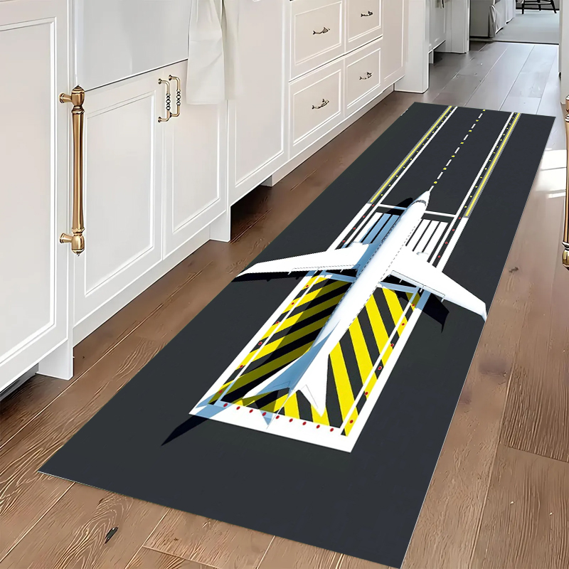 トップビュー空港エプロンイエロージェットノンスリップキッチン - Jet Home Bathroom Mats のレビューと価格