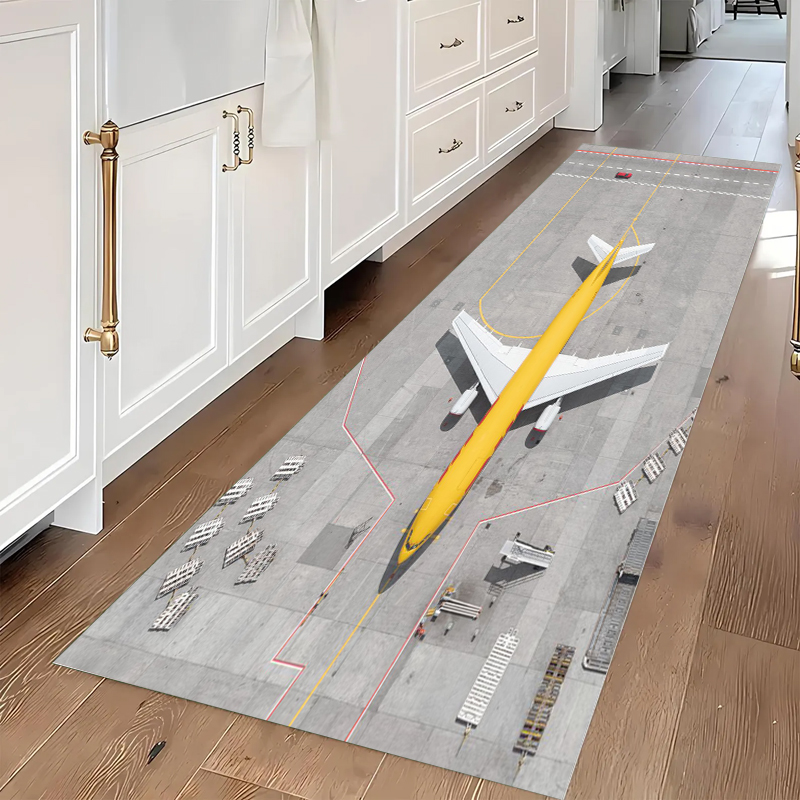 トップビュー空港エプロンイエロージェットノンスリップキッチン - Jet Home Bathroom Mats のレビューと価格