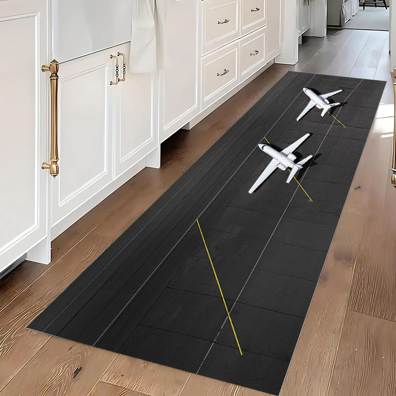 トップビュー空港エプロンイエロージェットノンスリップキッチン - Jet Home Bathroom Mats のレビューと価格
