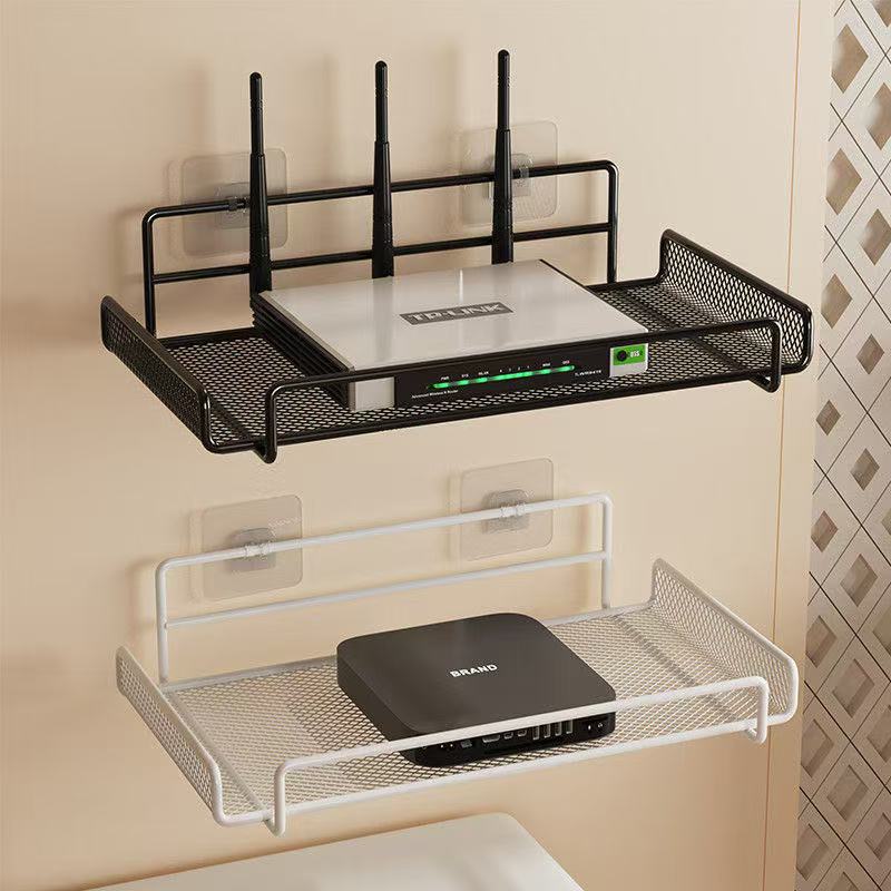 ステンレス製ルーターシェルフ 穴あけ不要 WiFi 壁掛けル - Tiny Home Bathroom Kit のレビューと価格