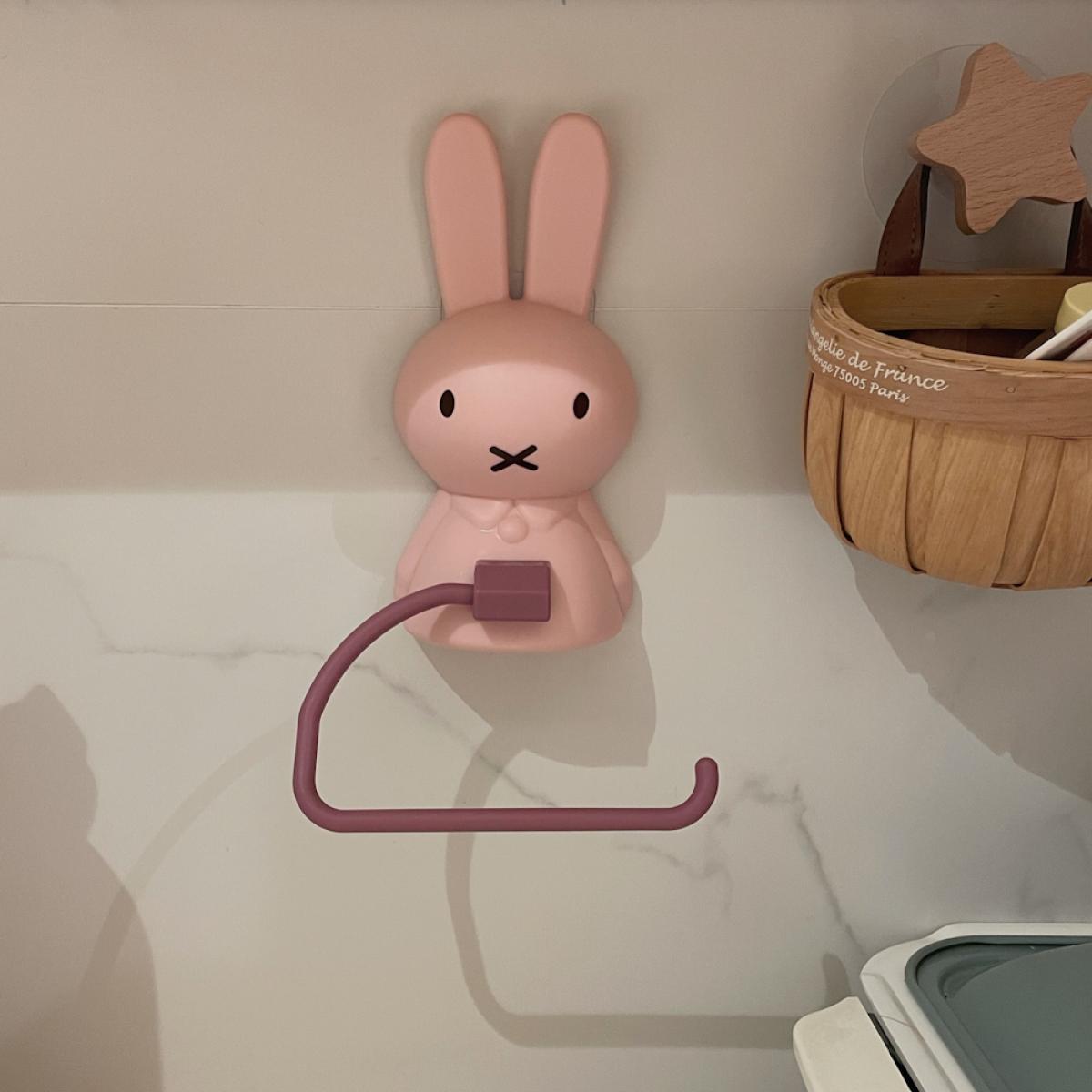 ミッフィー多機能バスルームティッシュホルダーかわいい非穴あき - Home Goods Bathroom Accessories のレビューと価格
