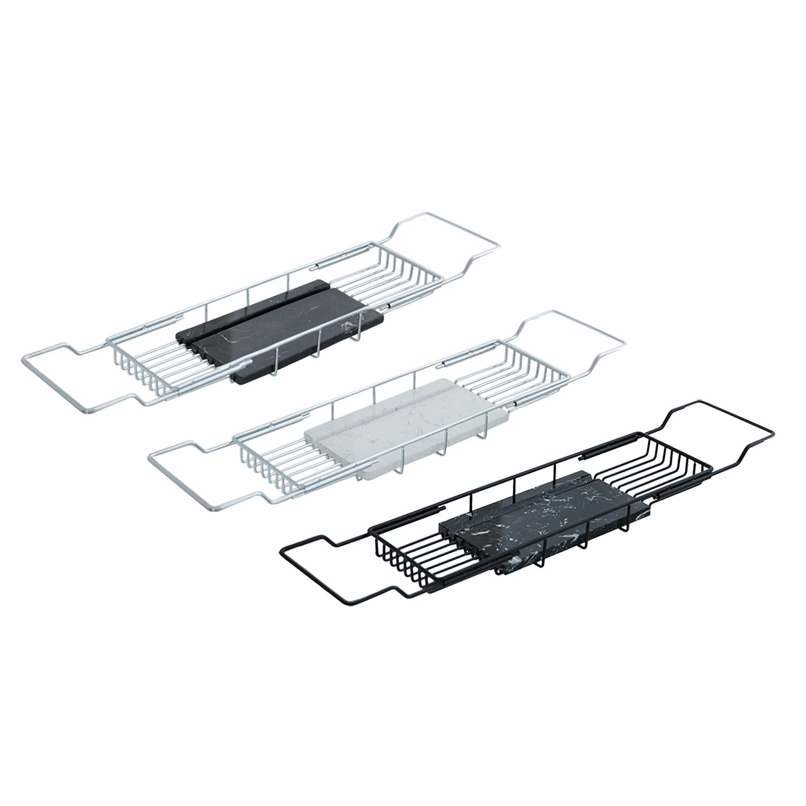 バスタブトレイ バスシェルフ 収納ラック 多目的 シャワー  - Bath Caddy Tray のレビューと価格
