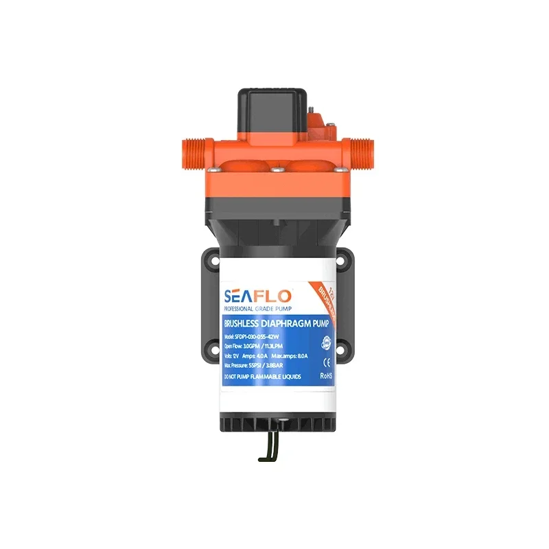SEAFLO 115V/230V AC 小型ミニ自動ブラシレ - Home Bathroom Pressure Pump のレビューと価格