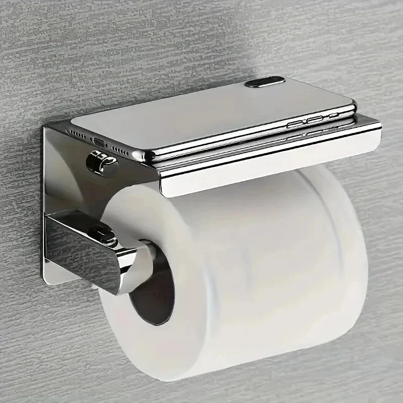 ステンレス鋼のバスルームペーパーホルダートイレットペーパーホ - Home Bathroom Paper Towel Holder のレビューと価格